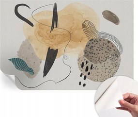 Fotótapéta Öntapadós tapéta a szobába Absztrakt kompozíció 104x70 cm