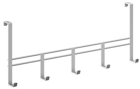 Ezüstszínű fém ajtófogas 38 cm – Metaltex