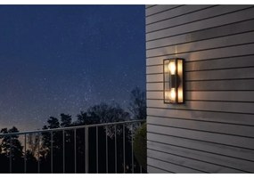 Eglo 780426 - Kültéri fali lámpa ALGECIRAS 2xE27/60W/230V IP44 fekete