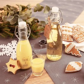 Orion Hópehely palack klipszes zárral fehér, 0,52 l, 520 ml
