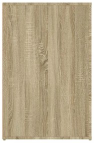 sonoma tölgy színű szerelt fa íróasztal 100 x 49 x 75 cm