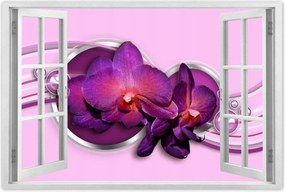 Poszterek 90x60 Lila orchidea
