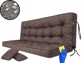 Kerti párna 150x105cm hintához, padhoz vízálló +párnák