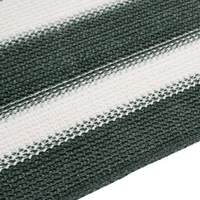 zöld és fehér HDPE belátásgátló háló 2 x 50 m 75 g/m²