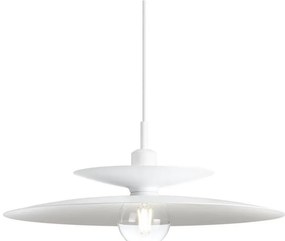 Redo 01-3048 - Csillár kábelen GUNNAR 1xE27/42W/230V átm. 50 cm fehér