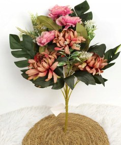Mesterséges csokor vegyes krizantém, szegfű