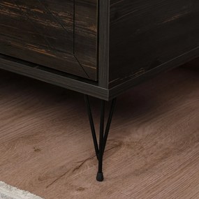 Luna Dark Brown éjjeliszekrény