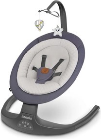 Lionelo - Baba hintaszék zenével RALF 4xAA szürke grafit + távirányító