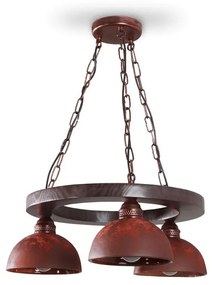 Csillár láncon VIRIONI 3xE27/60W/230V