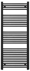 Egyenes törölközőszárító radiátor 1400x600 mm fekete