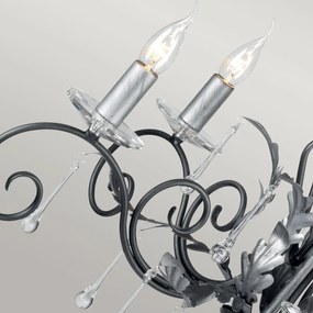 Elstead Lighting AMARILLI AML5-BLK-SILVER Csillár 5x60W/E14