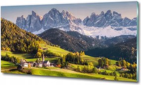 Fotó kép edzett üveg Fagyos tengerpart 125x50