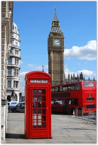 Poszterek 80x120 London BigBen fülke