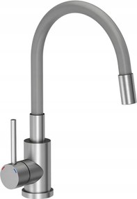 Álló konyhai csaptelep Elastic szürke