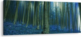 Kép - Kék erdő (120x50 cm)
