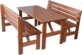 ROJAPLAST Kerti pad VIKING 150 cm lakkozott