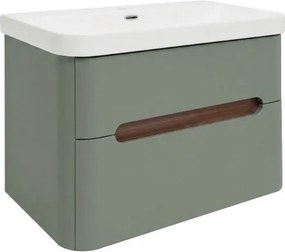 SAT Fusion mosdós szekrény 77,5x53x45 cm eukaliptusz zöld matt SATFUSION280EZMW