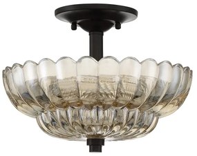 Quoizel QZ-WHITECAP-SF-S - Mennyezeti lámpa WHITECAP 3xE14/40W/230V átm. 29,7 cm