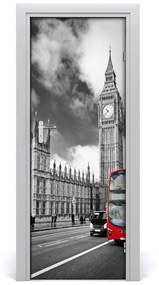 Poszter tapéta ajtóra Big Ben, London 75x205 cm