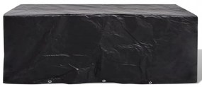 2 db 8 személyes polyrattan szett huzat 10 lyukkal 229 x 113 cm