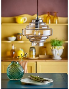 Barna függőlámpa üveg búrával ø 27 cm Ilua – Bloomingville