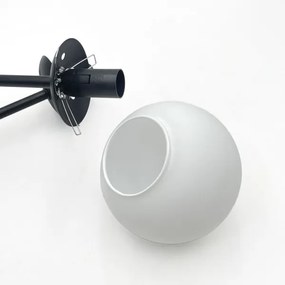 Brilagi - Felületre szerelhető csillár MALIVA 4xE14/15W/230V fekete/fehér