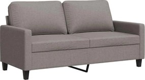 vidaXL kétszemélyes tópszínű szövet kanapé 140 cm