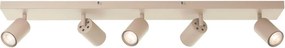 Brilliant - JELLO LED spotlámpa 5x GU10 / 5 W / 230 V, bézs