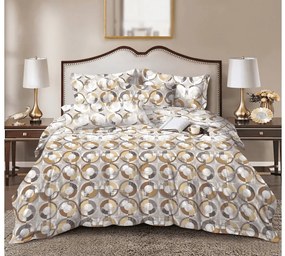 Mikroszálas ágyneműhuzat CIRELLO barna-szürke Ágyneműhuzat mérete: 70 x 90 cm | 140 x 200 cm