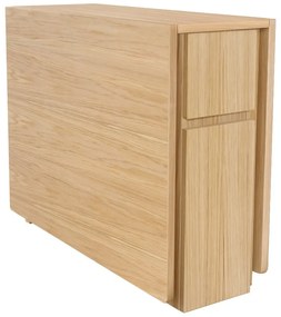 Mel bővíthető asztal tölgyfa dekorral - Woodman