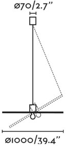 FARO 68590-70 - Csillár zsinóron COSTAS 1xE27/15W/230V á. 100 cm fekete/rattan