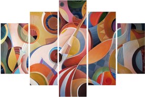 Kép - Zenei absztrakt (150x105 cm)