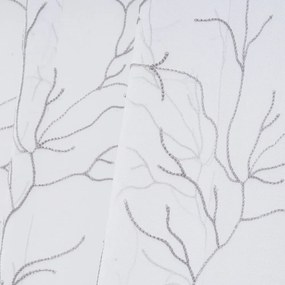 Fehér-szürke fényáteresztő függöny 140x260 cm Coral – Casa Selección
