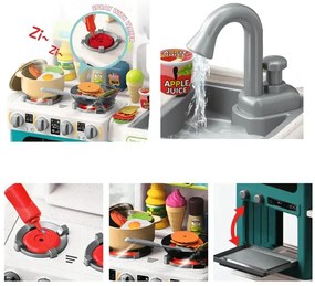 Home Chief Profi Gyerek Konyha 92 cm Valósághű Funkciókkal és Kiegészítőkkel / 95 Darabos / Gyerekkonyha
