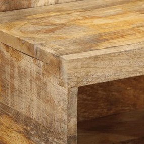 Éjjeli szekrény 50x27x50 cm tömör durva fa mangó