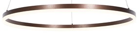 Sötét bronz lógólámpa 80 cm, LED-del, 3 fokozatú fényerőszabályzóval - Anello