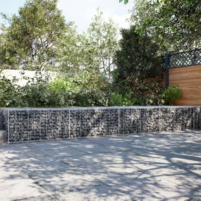 horganyzott vas gabion kosár fedéllel 1100 x 100 x 50 cm