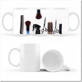 Fényképes bögre Fodrász felszerelés