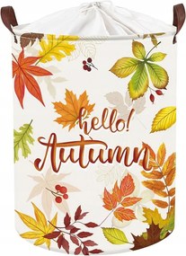 Gyönyörű Praktikus Összecsukható szennyestartó kosár és még sok más Őszi motívum 45 L