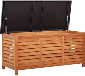 Tömör Eukaliptuszfa Kerti Tárolóláda 117 X 50 X 55 Cm