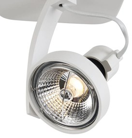 Design mennyezeti spotlámpa fehér GU10 70mm forgatható és dönthető - Vo