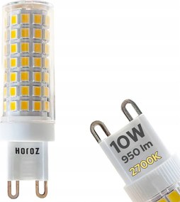 Horoz Led izzó 10W 950lm 2700K meleg G9 Peta| Energiatakarékos Nem Pislog