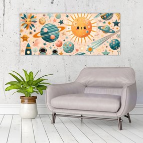 Kép - Darabok az űrből (120x50 cm)