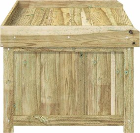 vidaXL Kinti párna tároló Impregnált Fenyőfa 104 x 60 x 47 cm