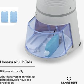 Klarstein Skyscraper Ice Smart, 4 az 1-ben, léghűtő és ventilátor, WiFi, 210m³/ó, távirányítóval