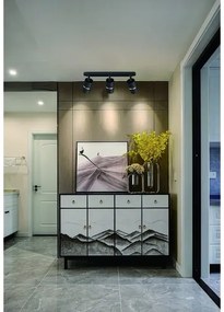 Spotlámpa BAMBOO 3xGU10/10W/230V fekete