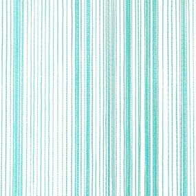 2 db türkiz zsinórfüggöny 140 x 250 cm