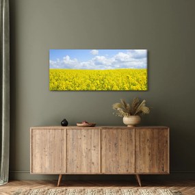 Egy sárga mező képe (120x50 cm)