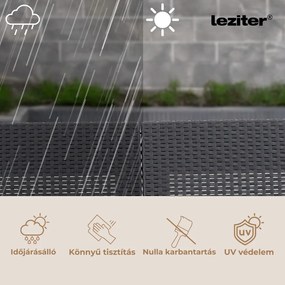 Claire XII 7 személyes sarokgarnitúra orlando asztallal