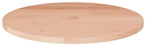 kerek kezeletlen tömör tölgyfa asztallap Ø30 x 1,5 cm